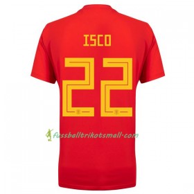 Fußballtrikots Spanien Isco 22 Frauens WM 2018 Heimtrikotsatz kaufen